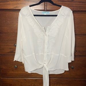 White Long sleeve Blouse